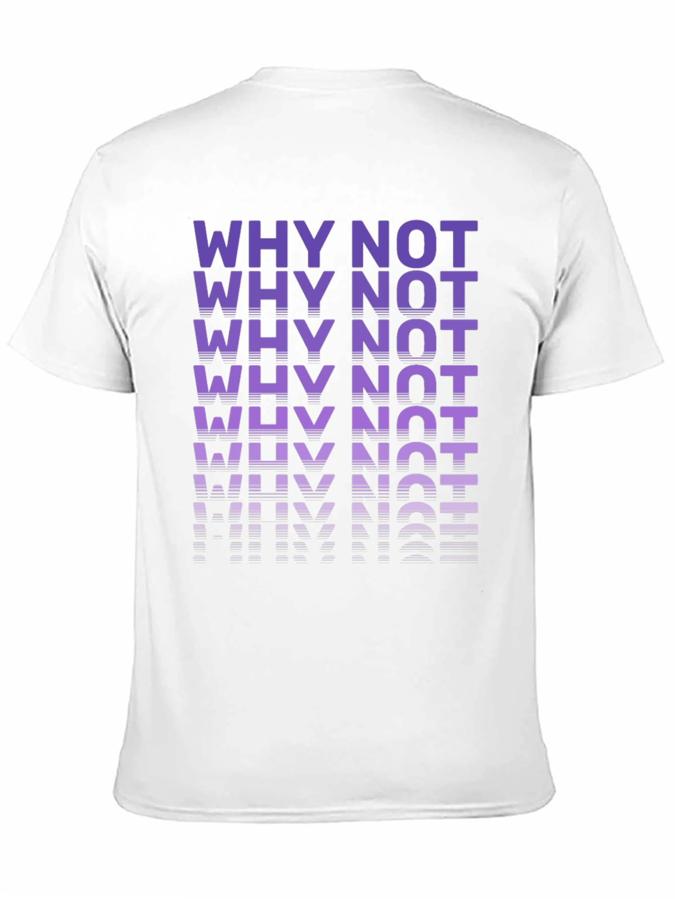 Why Not Graphic Tee - Modern Casual T-Shirt