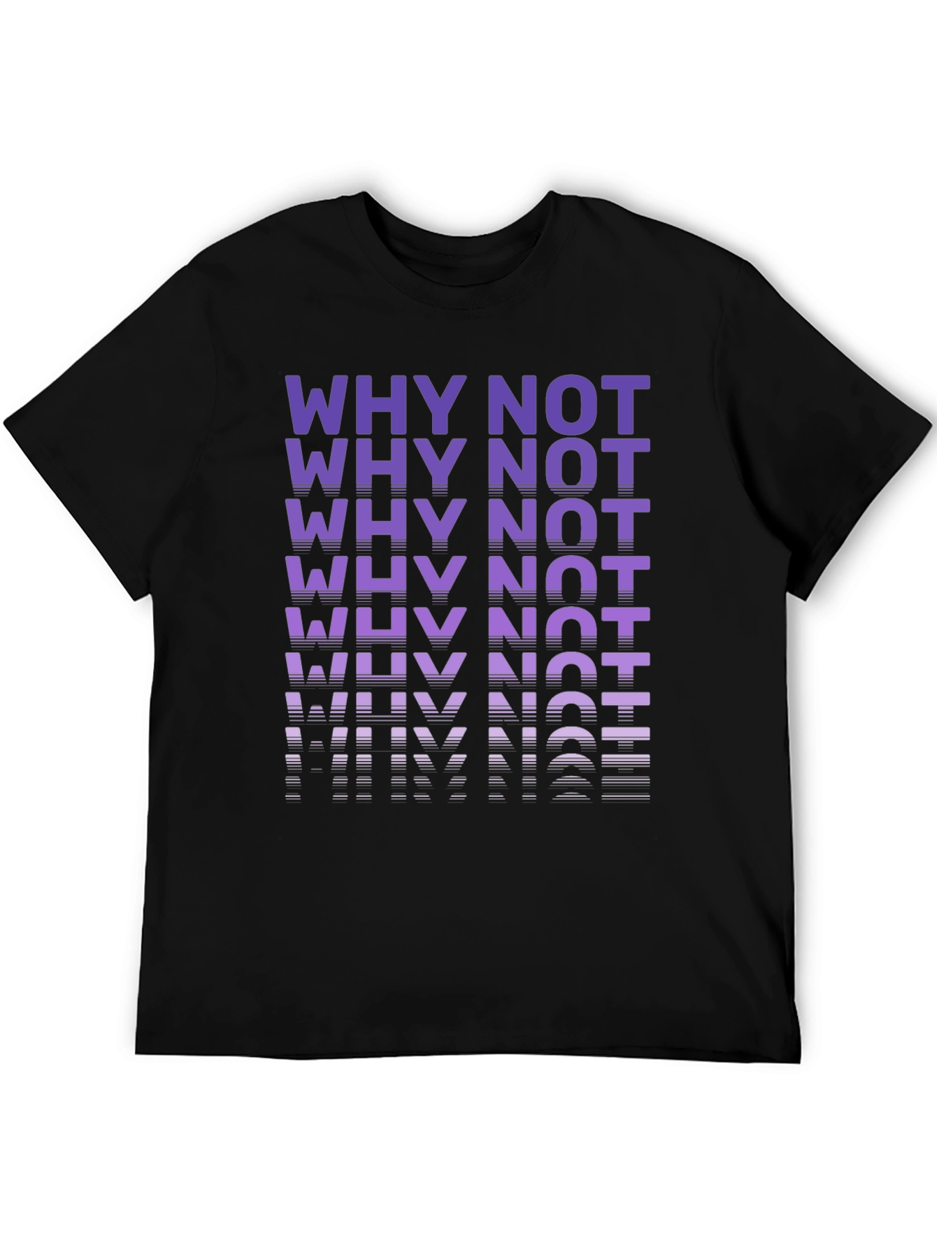 Why Not Graphic Tee - Modern Casual T-Shirt