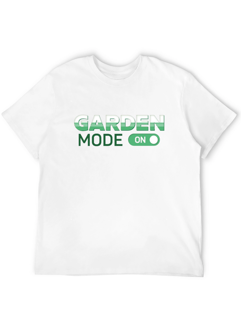 Garden Mode On Black T-Shirt
