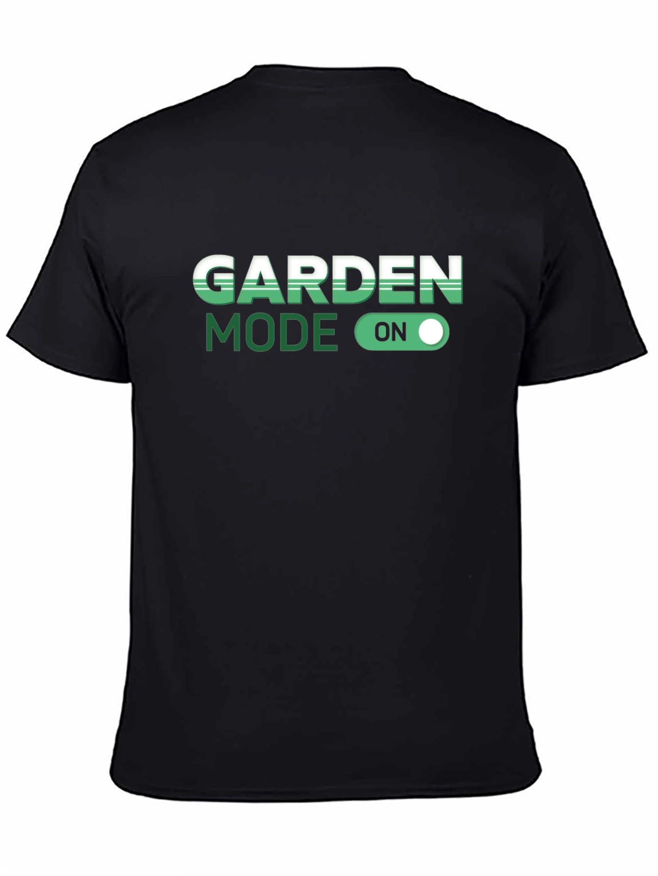 Garden Mode On Black T-Shirt
