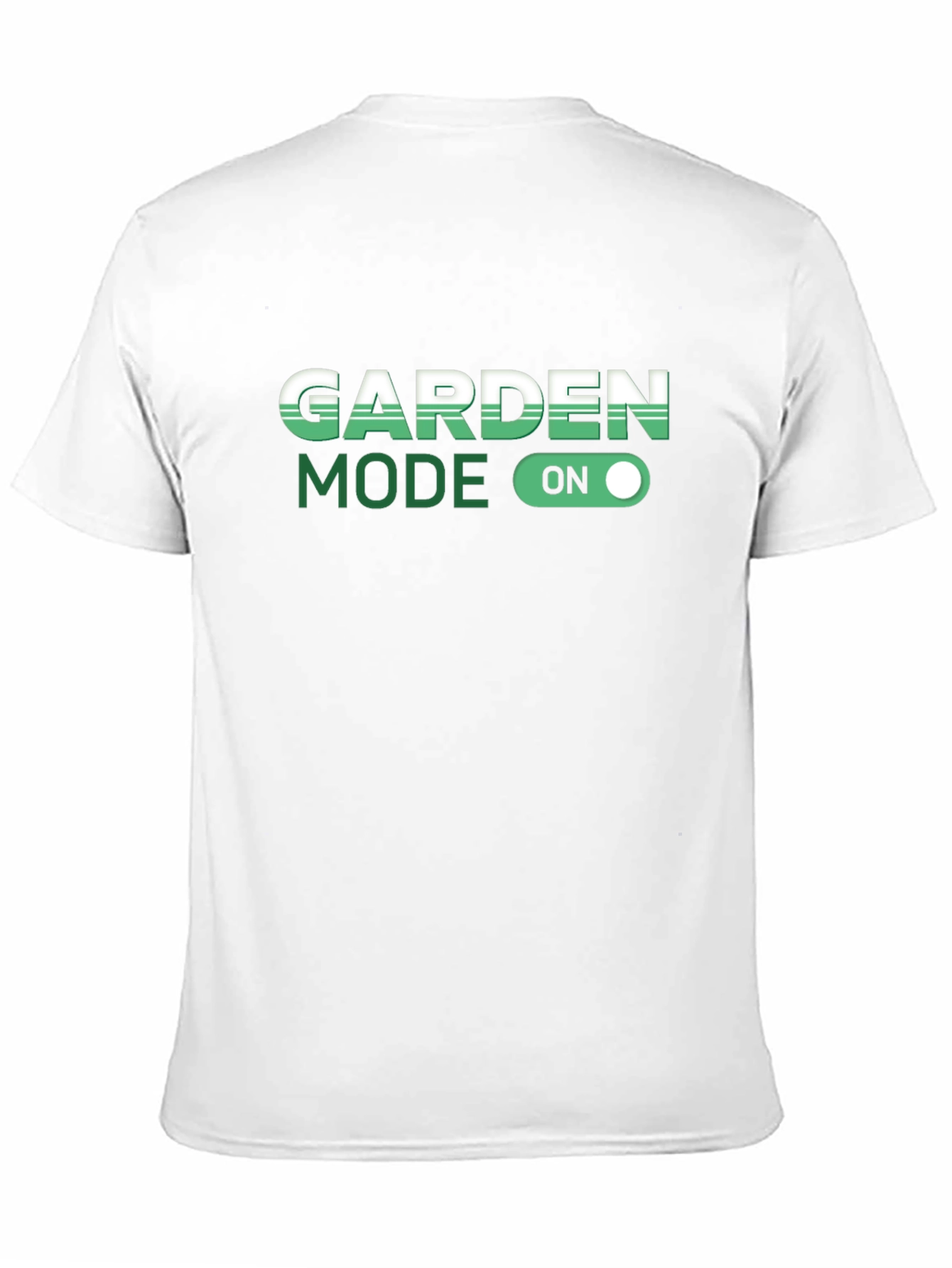 Garden Mode On Black T-Shirt