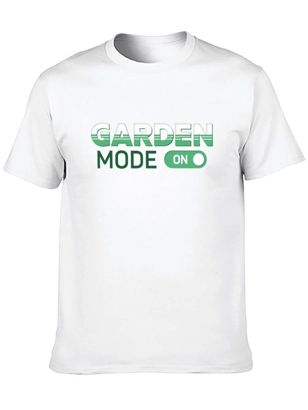 Garden Mode On Black T-Shirt