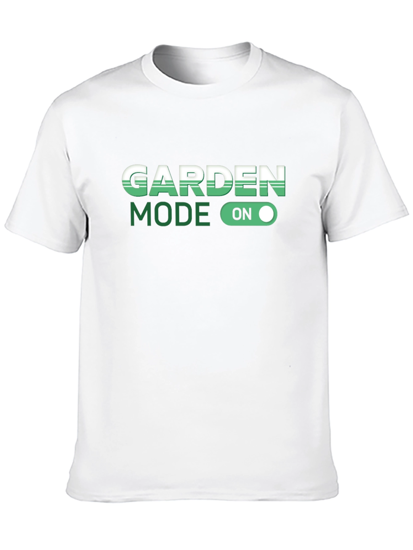 Garden Mode On Black T-Shirt
