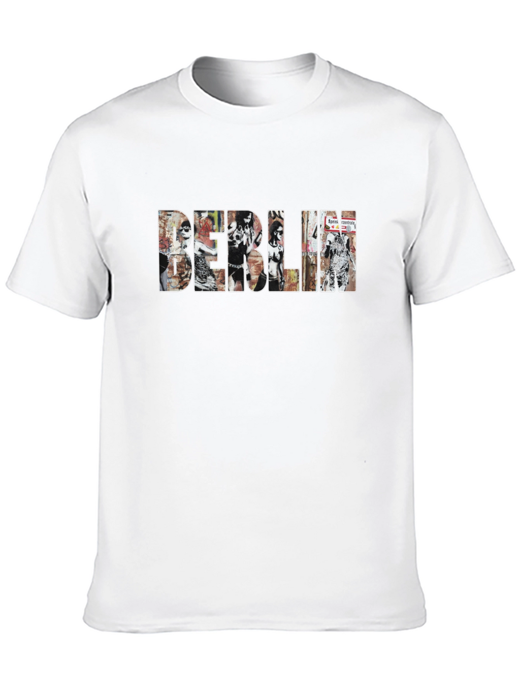 Berlin Graphic Print Black T-Shirt