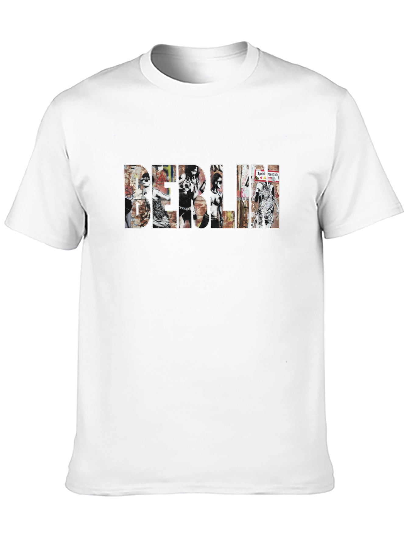 Berlin Graphic Print Black T-Shirt