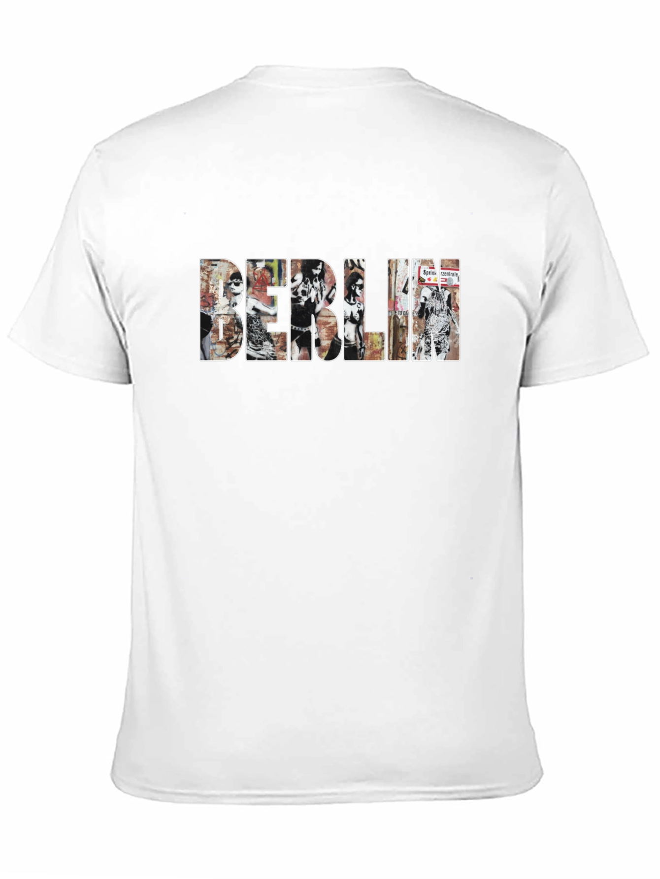 Berlin Graphic Print Black T-Shirt