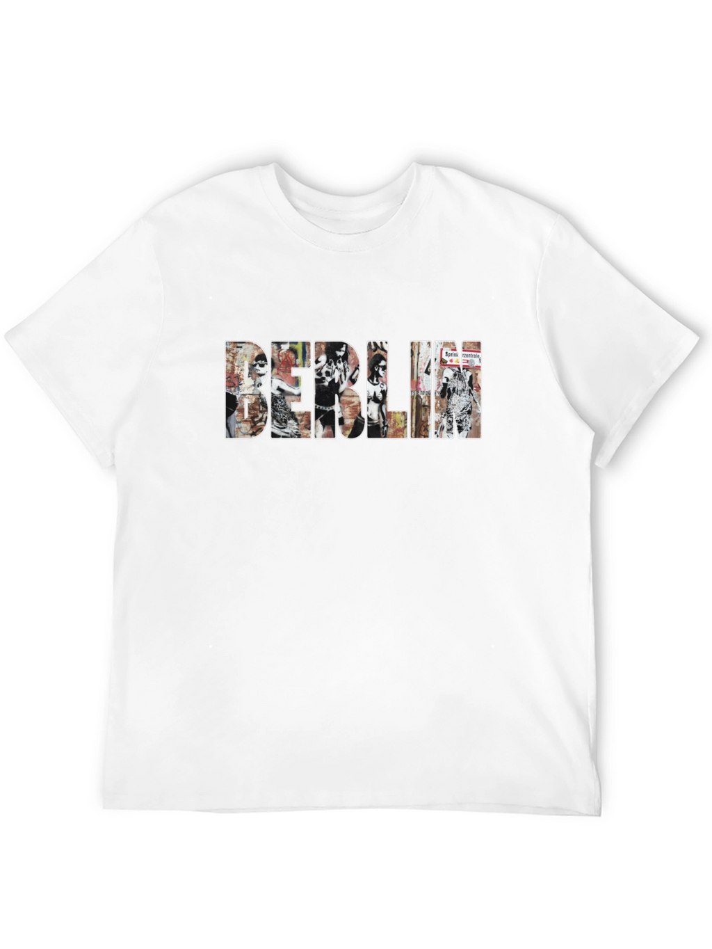 Berlin Graphic Print Black T-Shirt