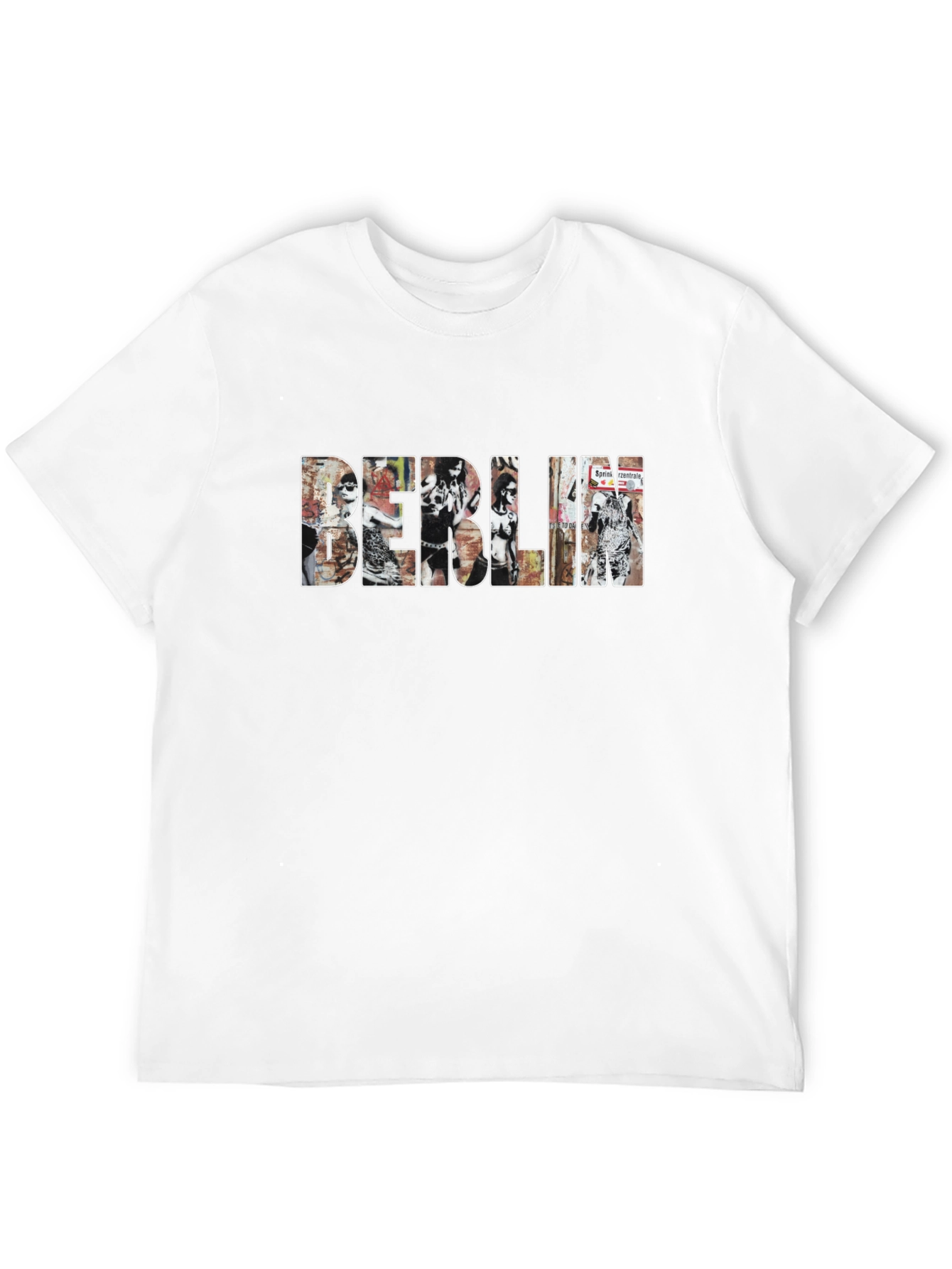 Berlin Graphic Print Black T-Shirt