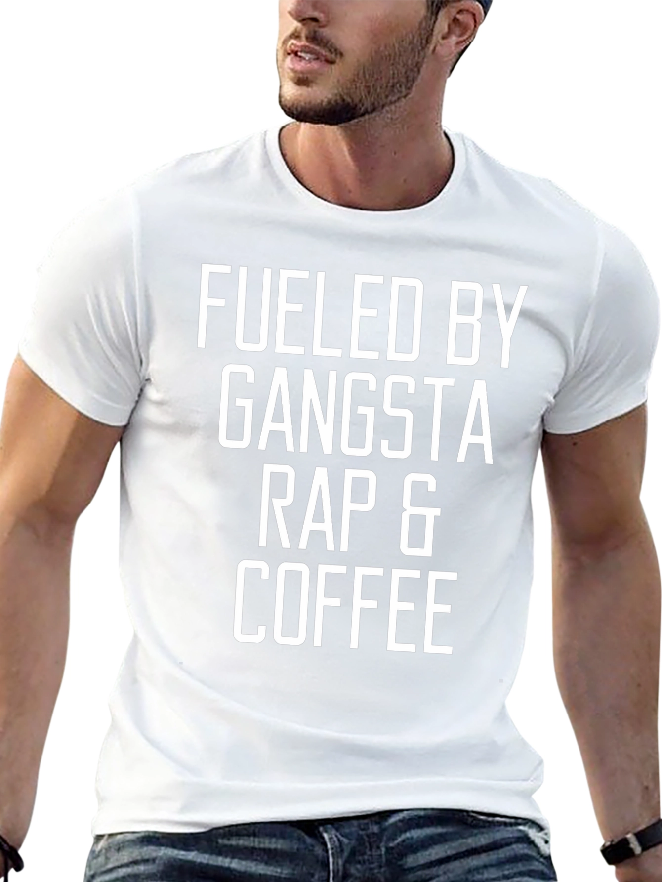 Fueled By Gangsta Rap & Coffee Graphic Tee