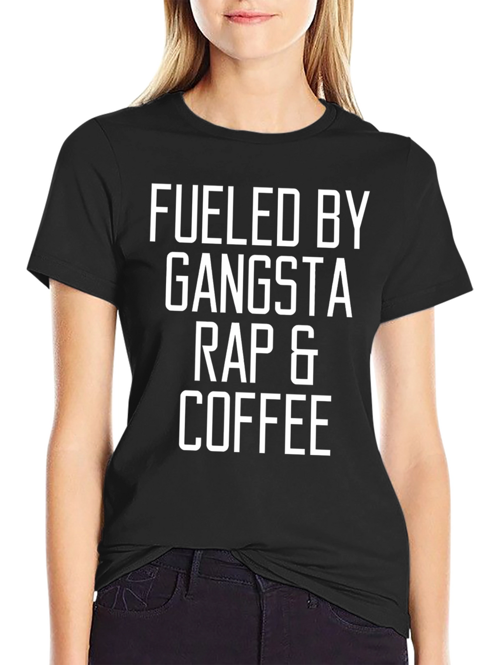 Fueled By Gangsta Rap & Coffee Graphic Tee