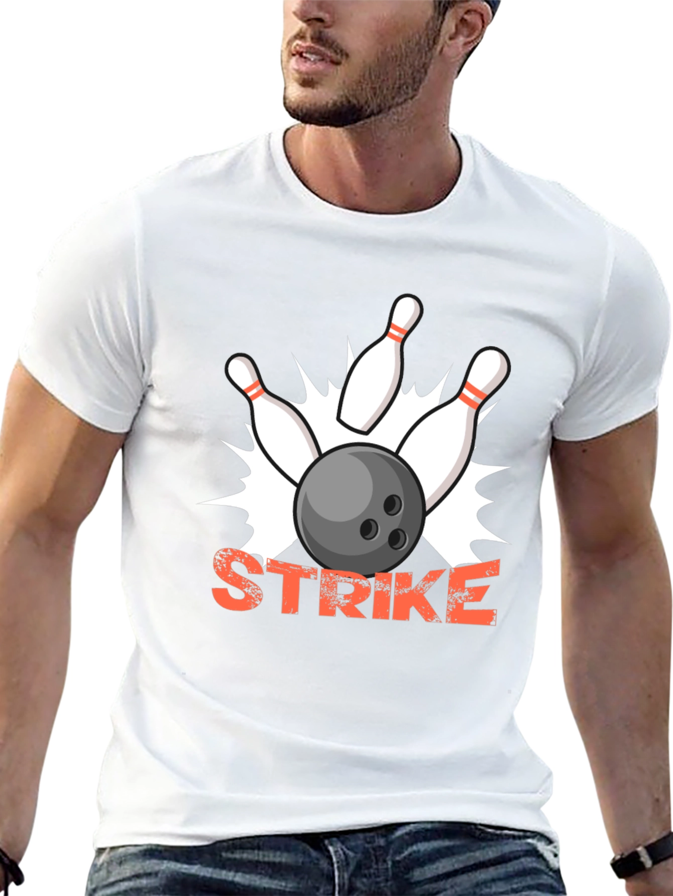 Strike Bowling T-Shirt - Fun & Unique Design