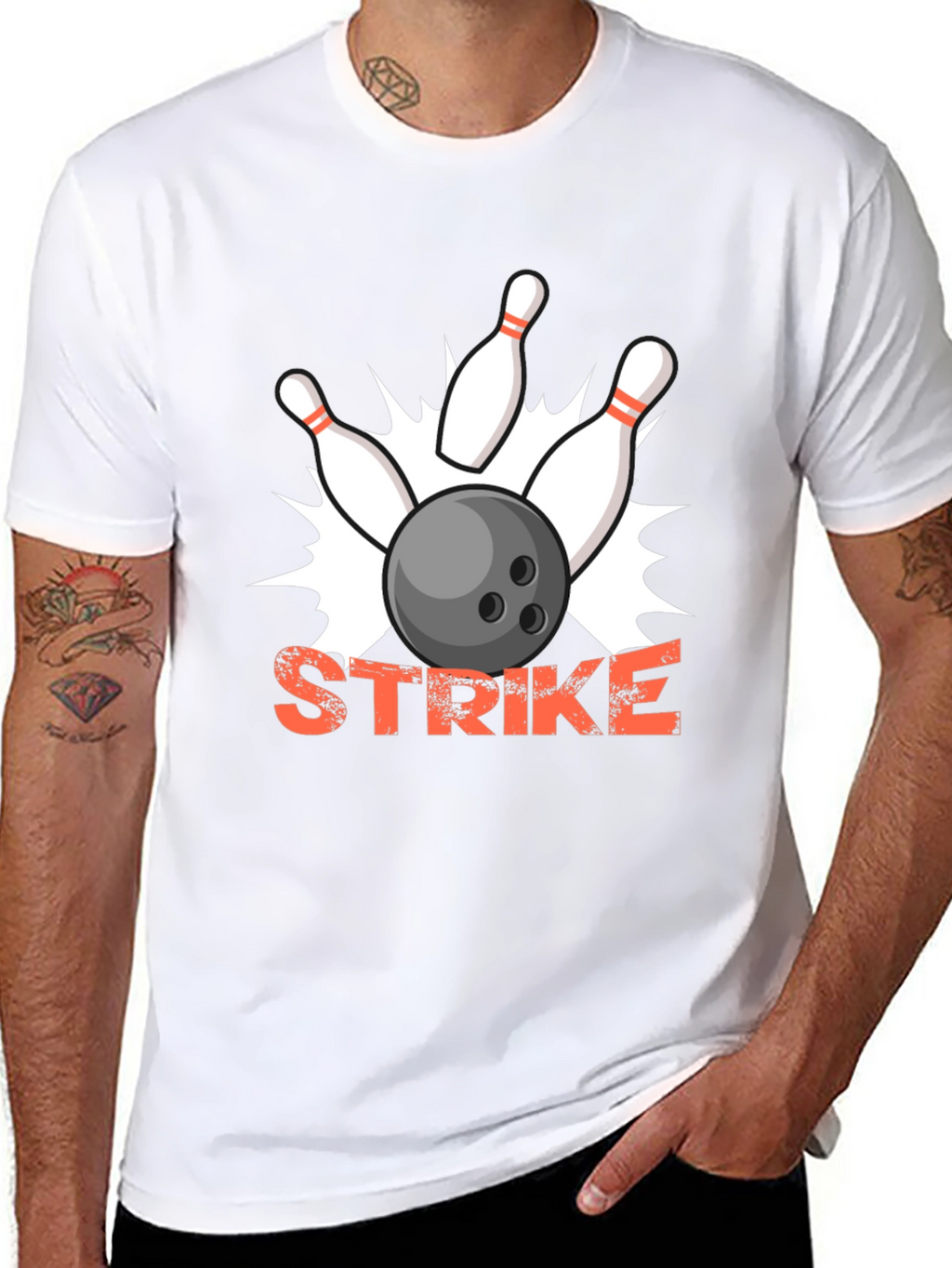 Strike Bowling T-Shirt - Fun & Unique Design