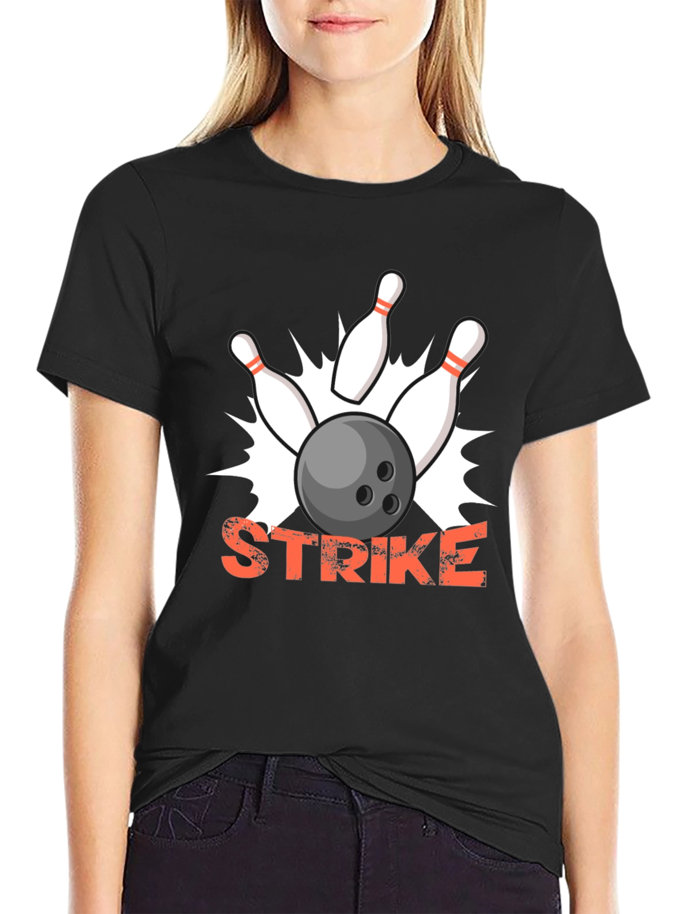 Strike Bowling T-Shirt - Fun & Unique Design