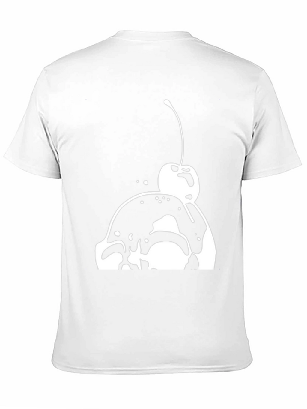 Ice Cream Cherry Graphic Tee - Black