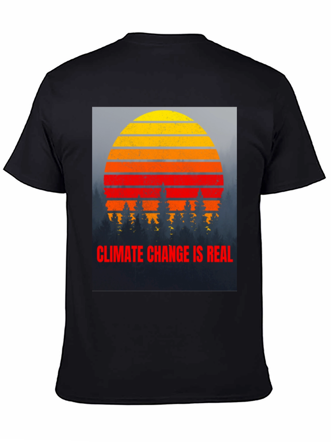 Climate Change is Real Graphic T-Shirt