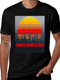 Climate Change is Real Graphic T-Shirt