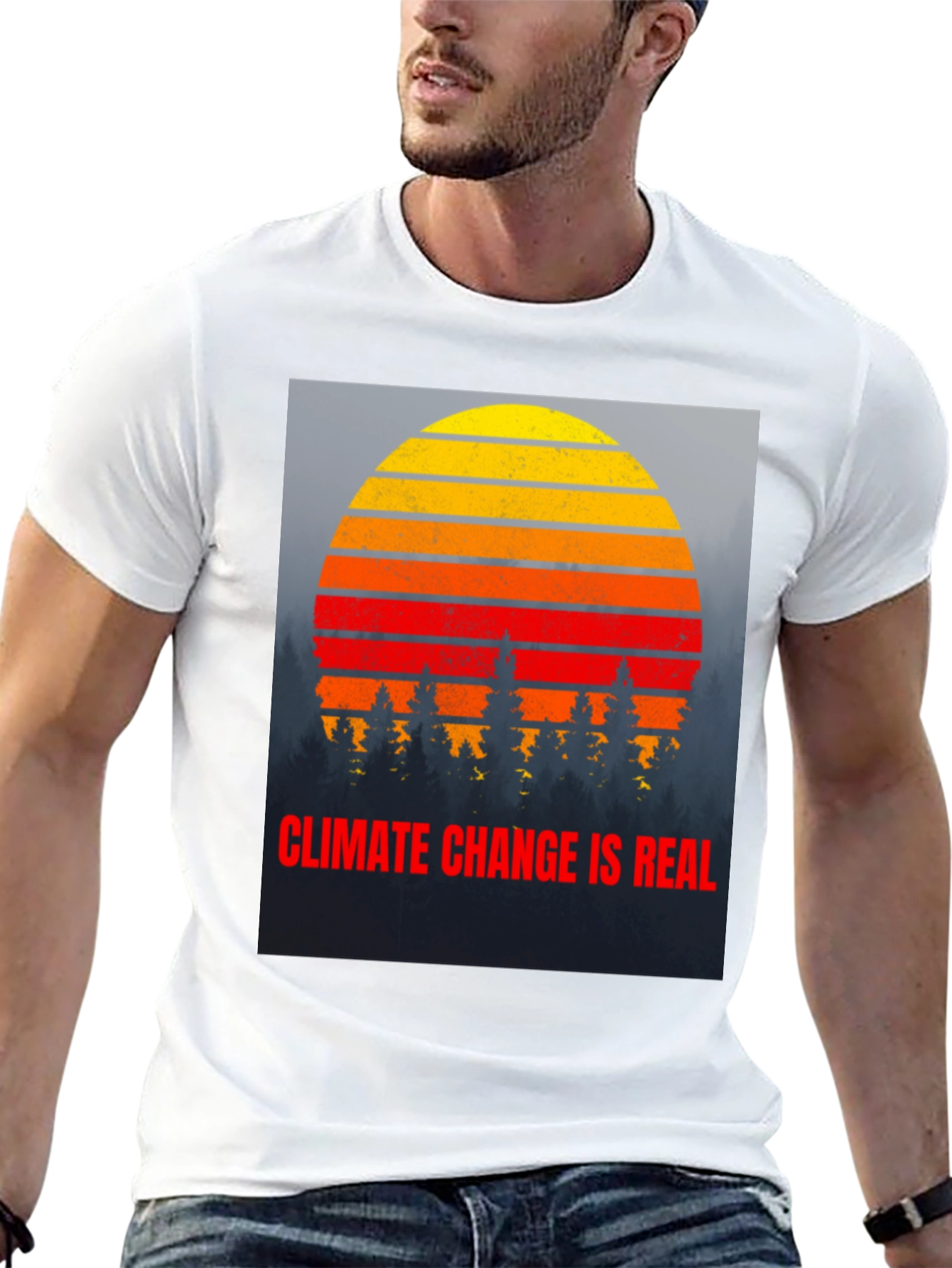 Climate Change is Real Graphic T-Shirt