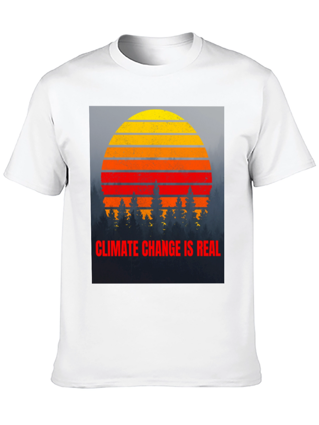 Climate Change is Real Graphic T-Shirt