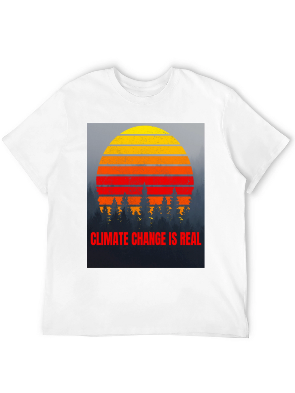 Climate Change is Real Graphic T-Shirt