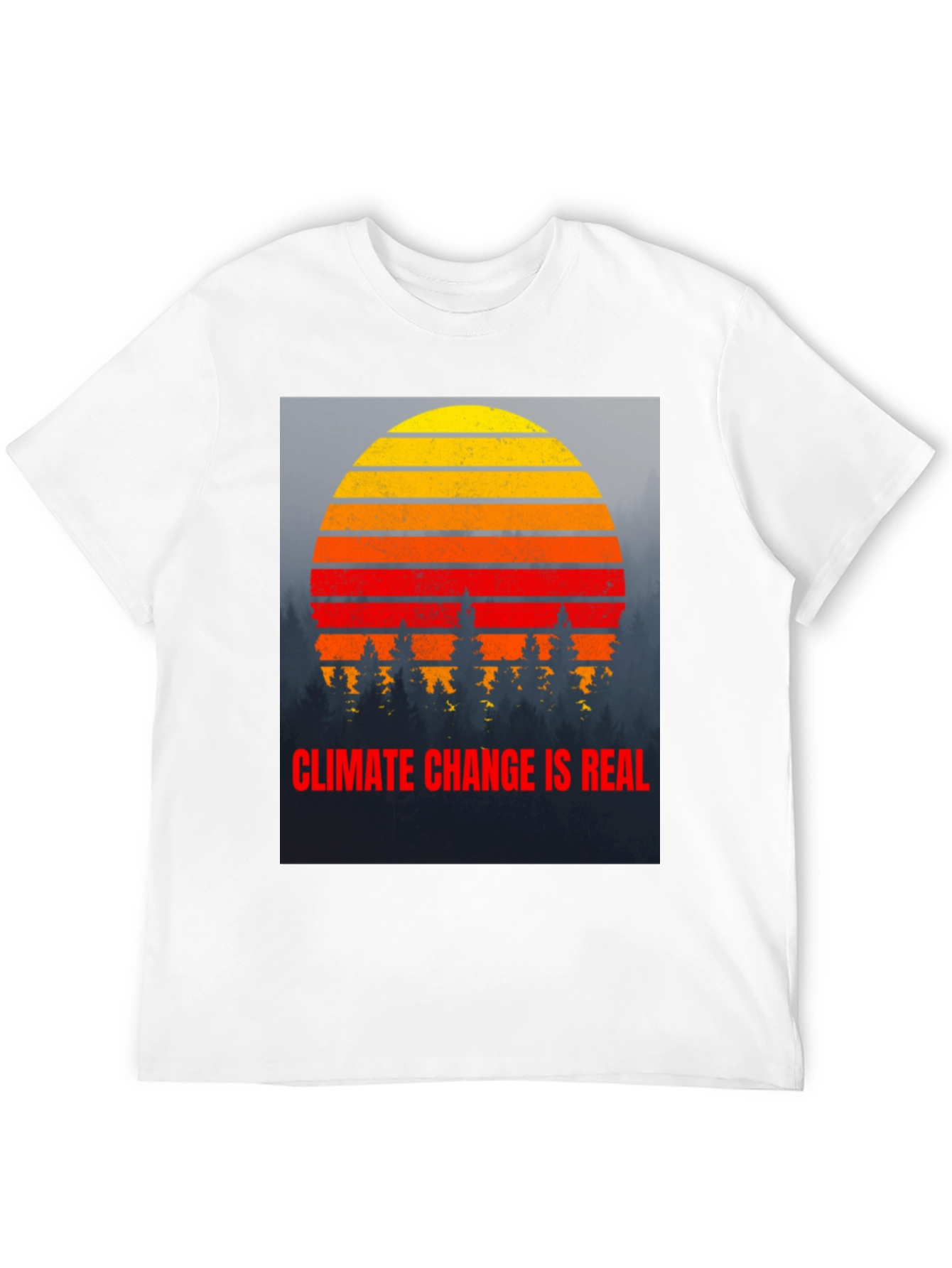 Climate Change is Real Graphic T-Shirt