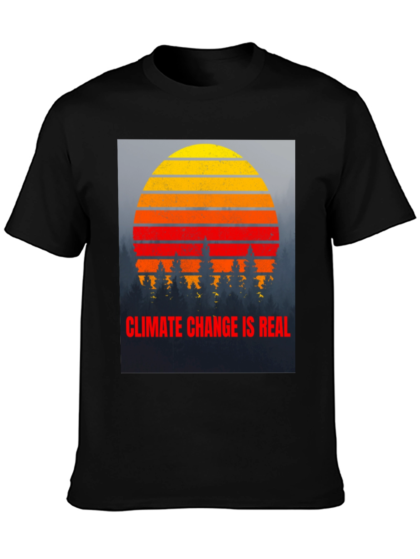 Climate Change is Real Graphic T-Shirt