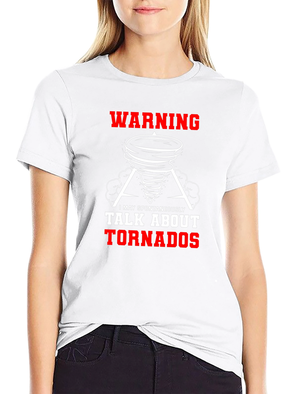 Warning Tornadoes T-Shirt Funny Weather Design