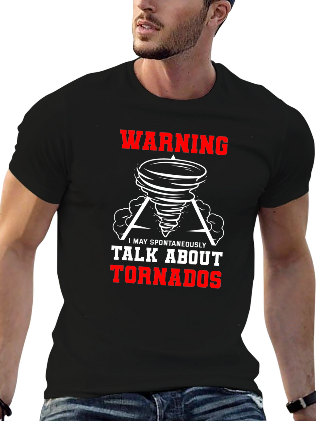 Warning Tornadoes T-Shirt Funny Weather Design