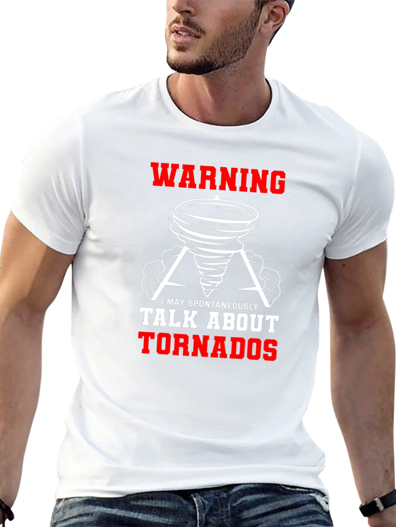 Warning Tornadoes T-Shirt Funny Weather Design