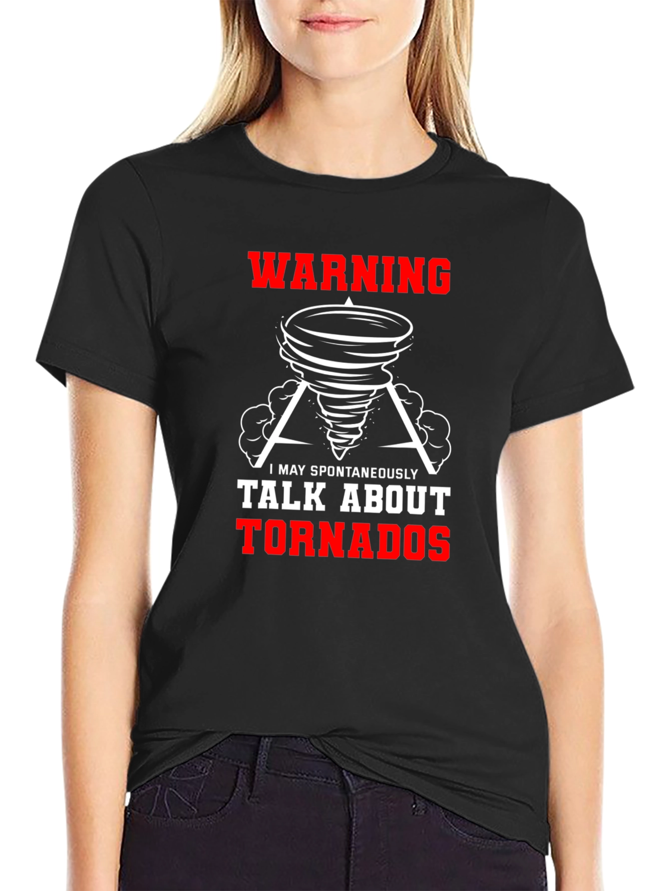 Warning Tornadoes T-Shirt Funny Weather Design
