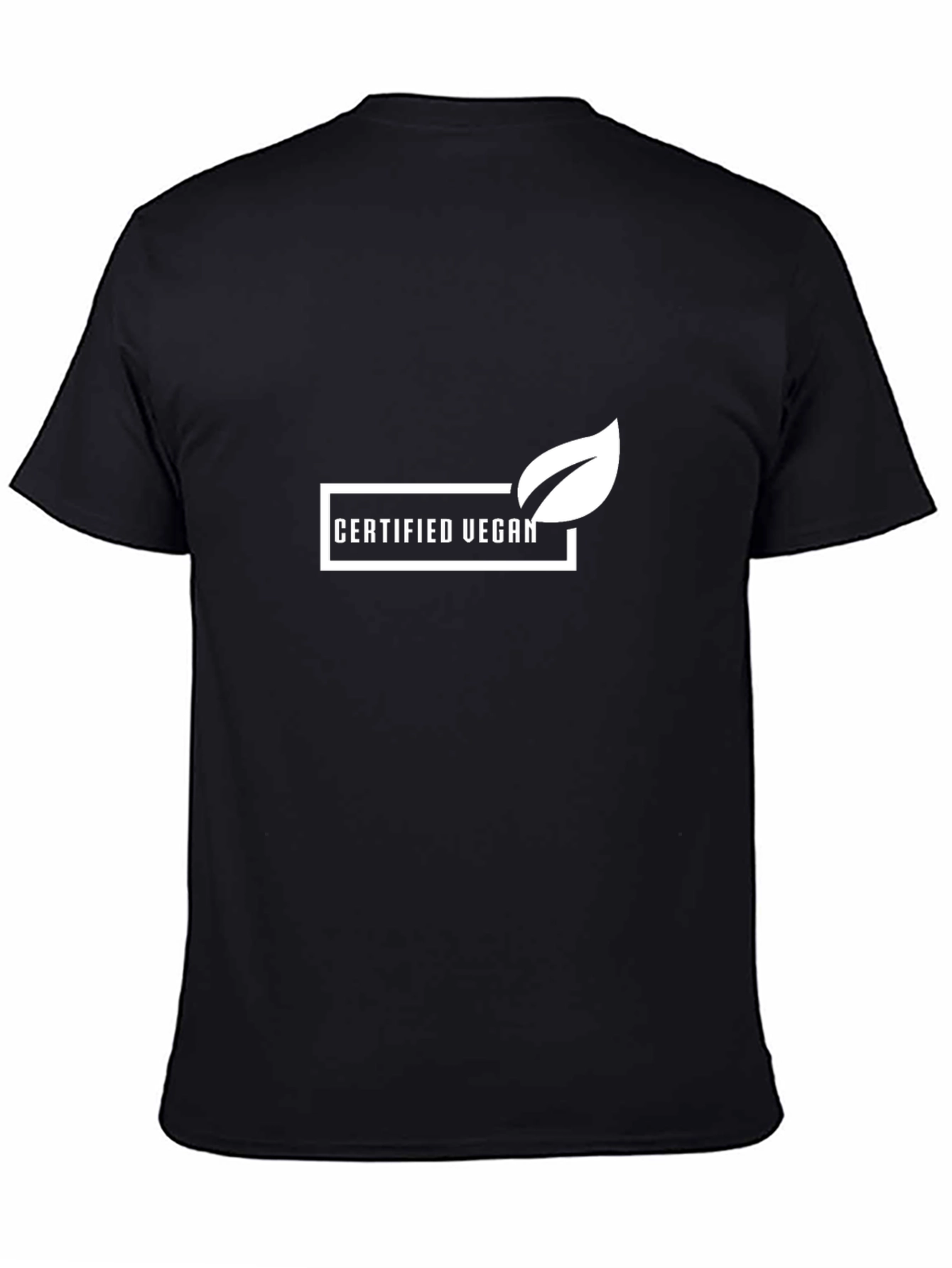 Certified Vegan Black T-Shirt
