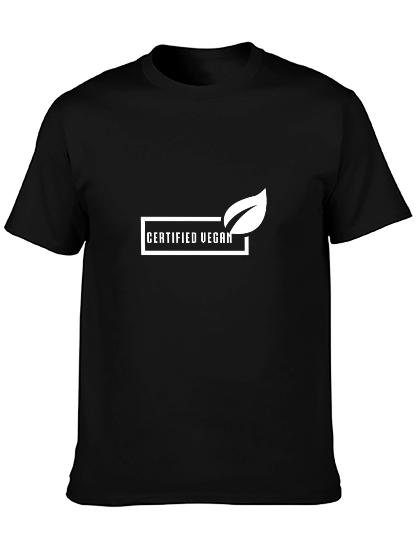 Certified Vegan Black T-Shirt