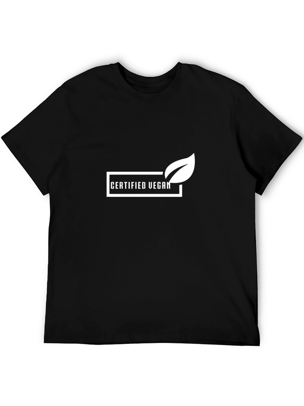 Certified Vegan Black T-Shirt