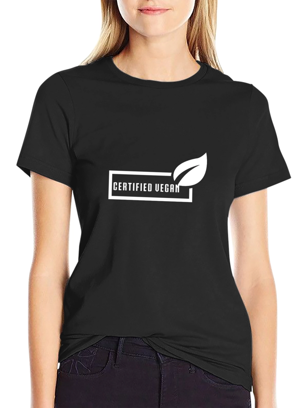Certified Vegan Black T-Shirt
