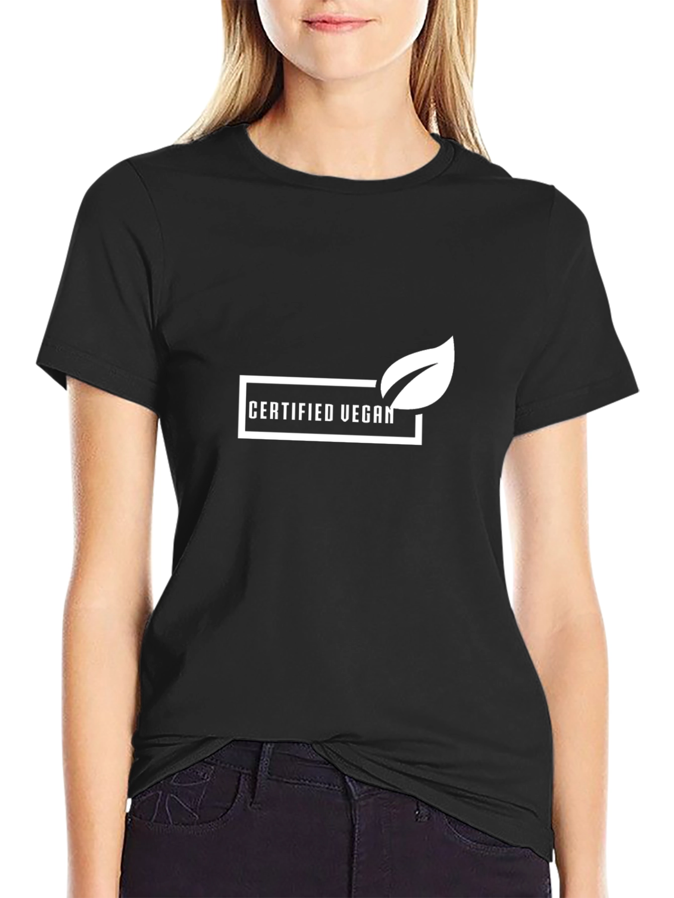Certified Vegan Black T-Shirt