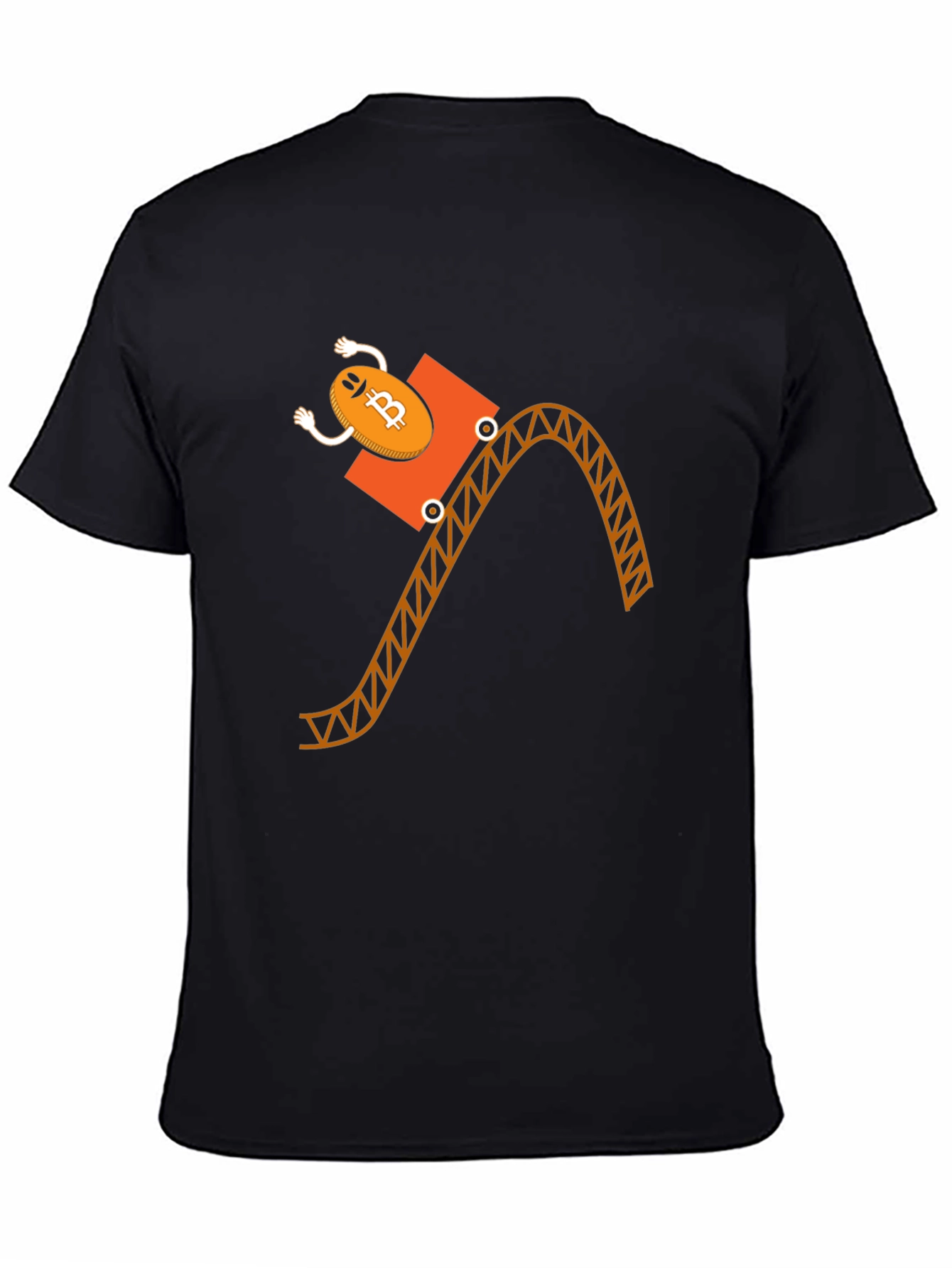 Bitcoin Rollercoaster T-Shirt - Crypto Funny Tee