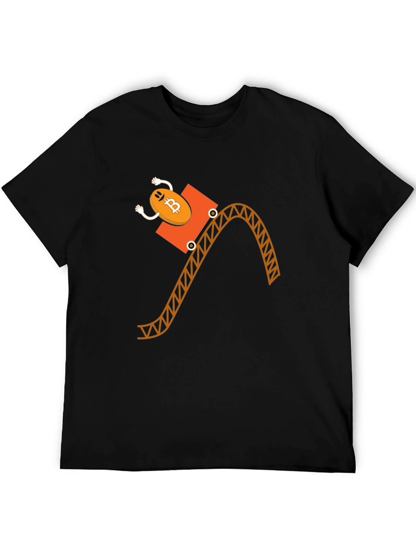 Bitcoin Rollercoaster T-Shirt - Crypto Funny Tee