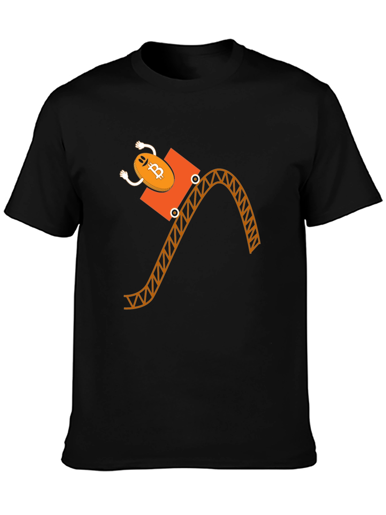 Bitcoin Rollercoaster T-Shirt - Crypto Funny Tee