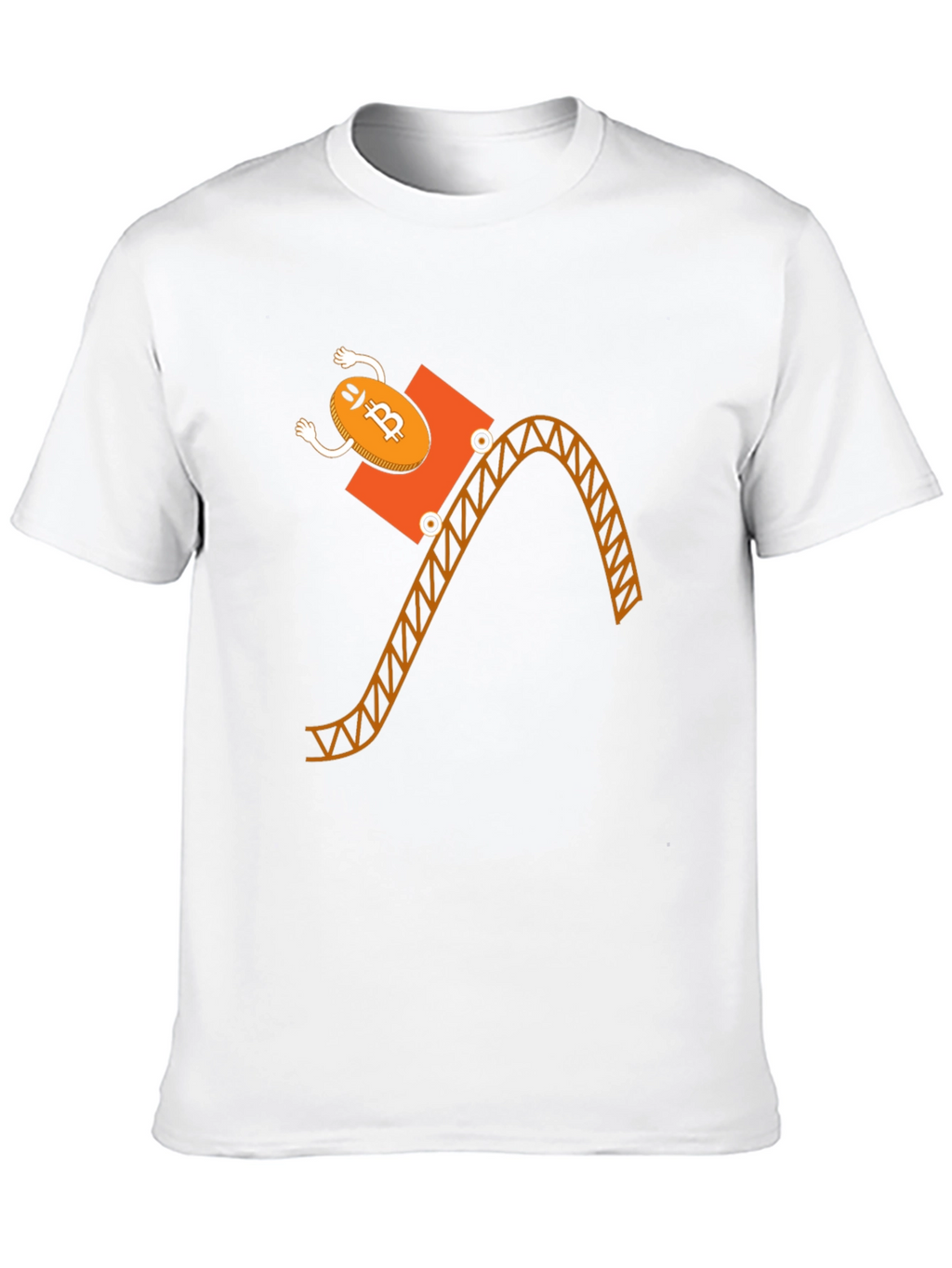 Bitcoin Rollercoaster T-Shirt - Crypto Funny Tee