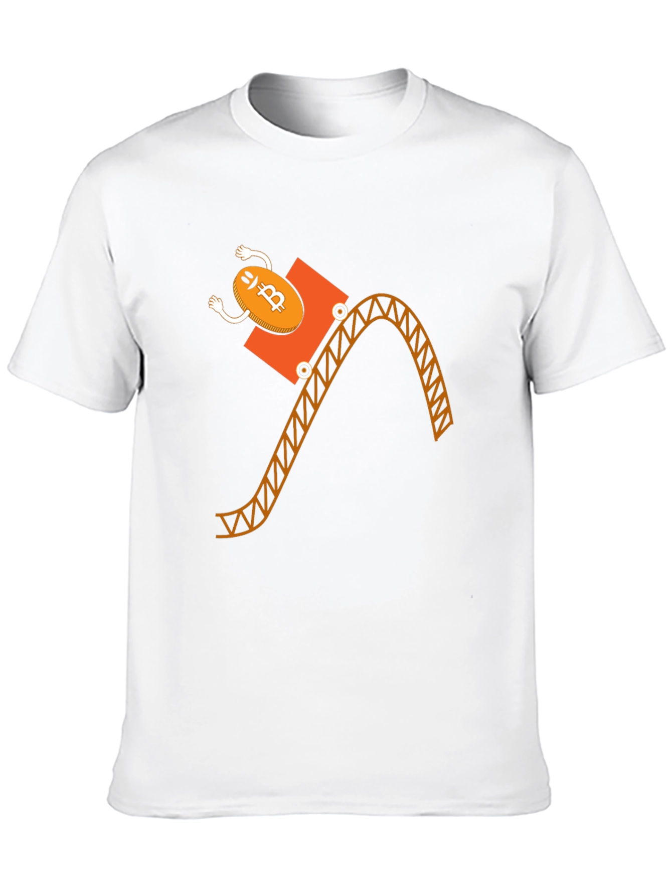 Bitcoin Rollercoaster T-Shirt - Crypto Funny Tee