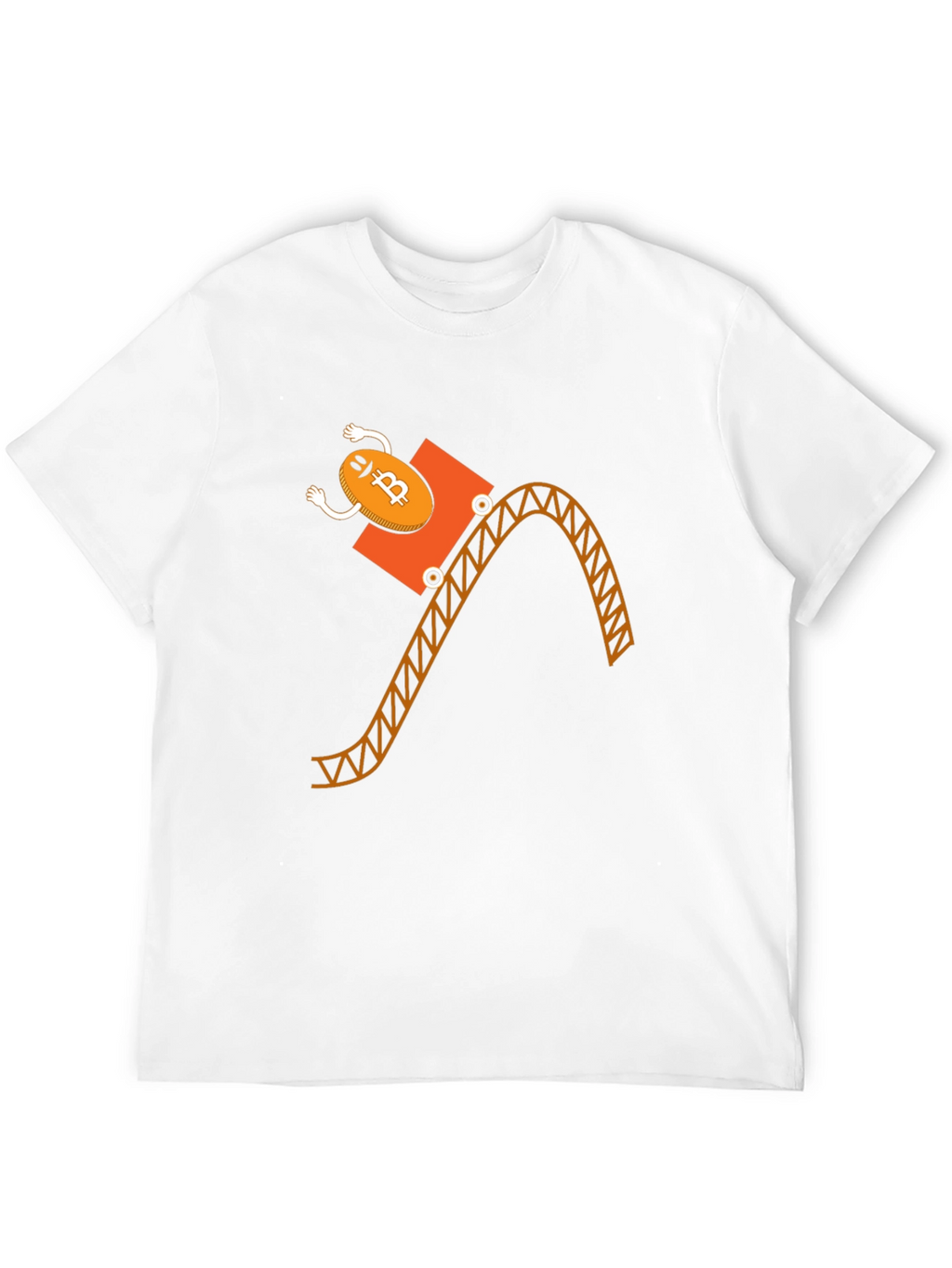 Bitcoin Rollercoaster T-Shirt - Crypto Funny Tee