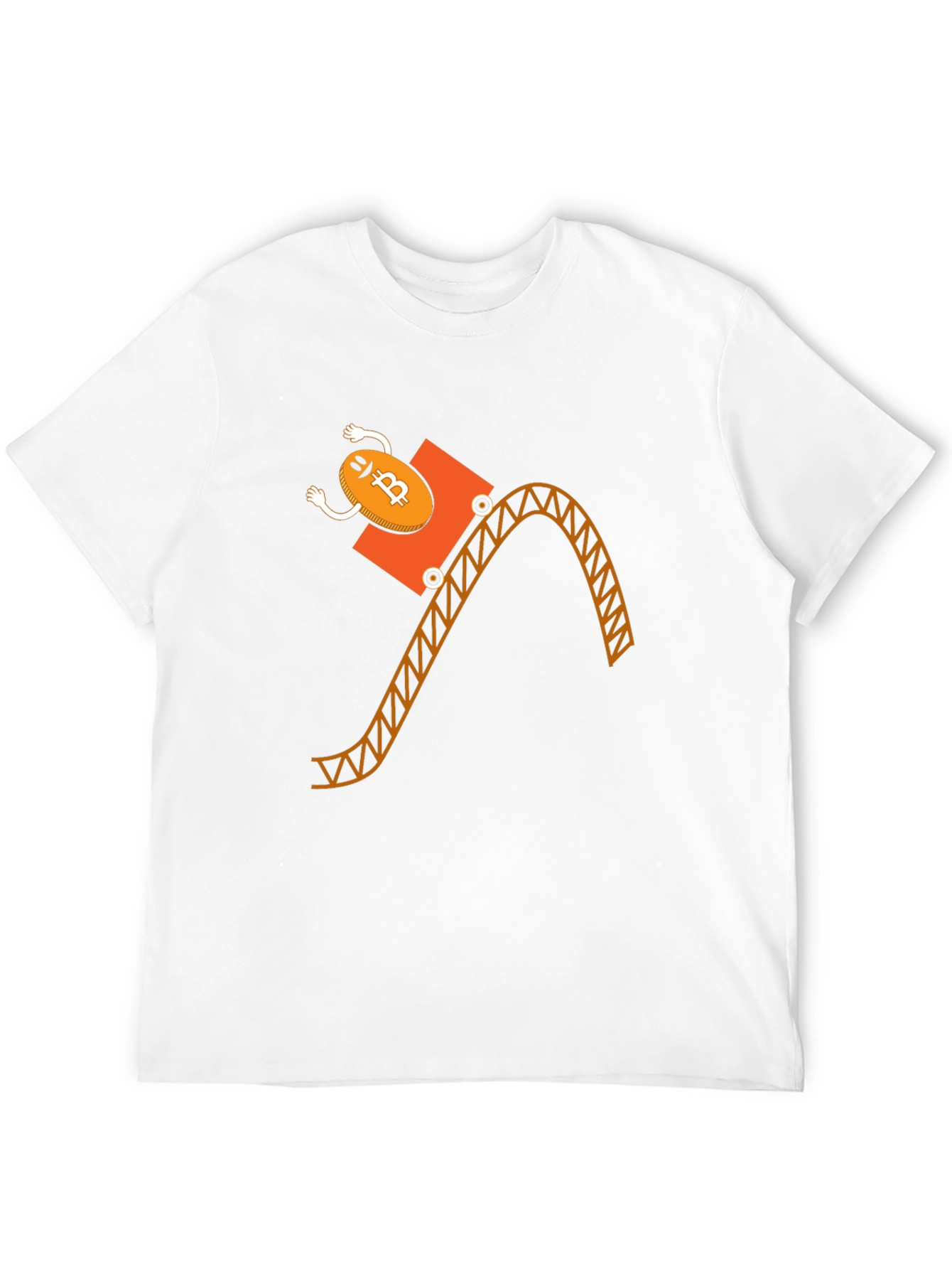 Bitcoin Rollercoaster T-Shirt - Crypto Funny Tee