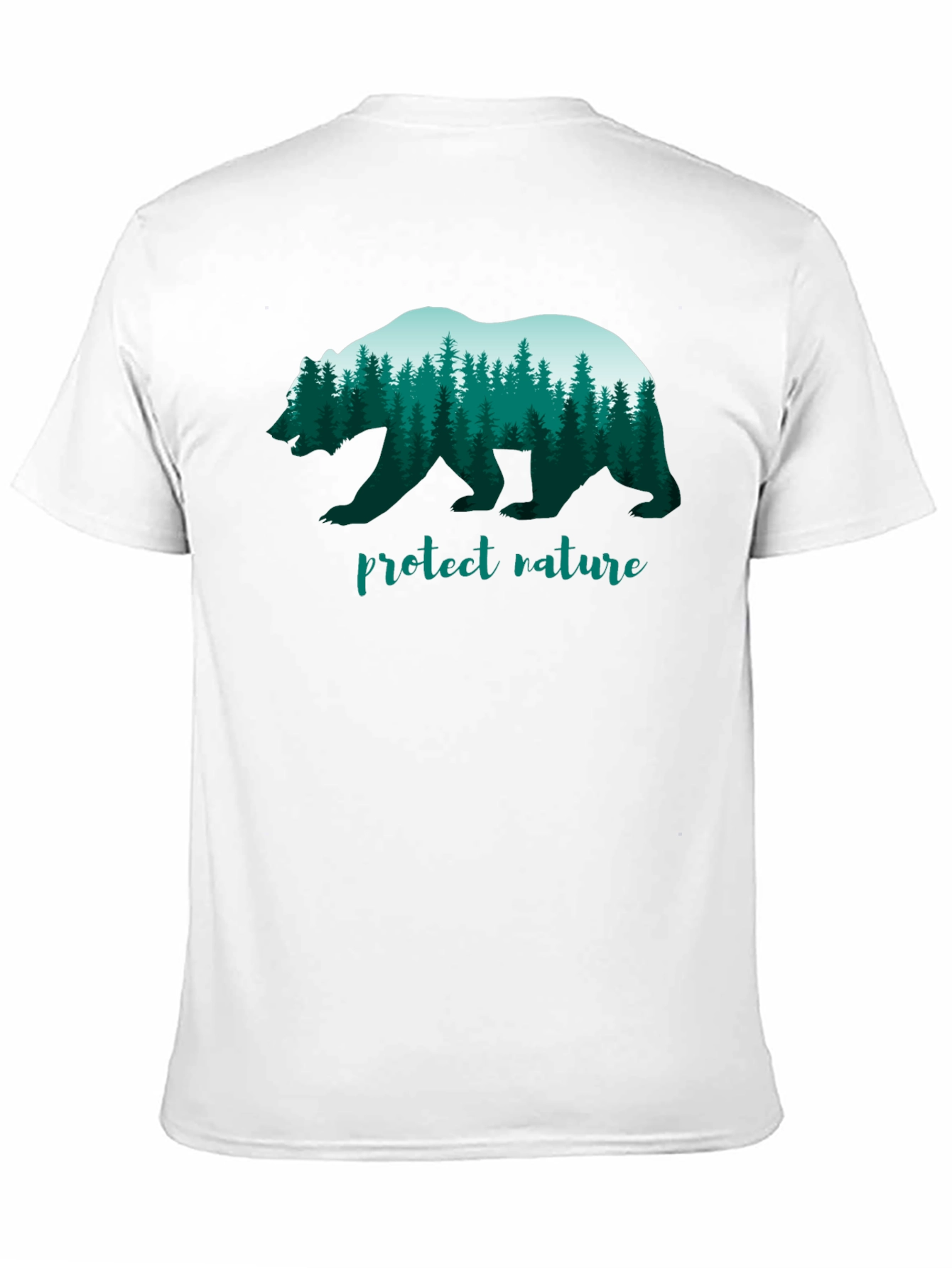 Protect Nature Bear Graphic T-Shirt