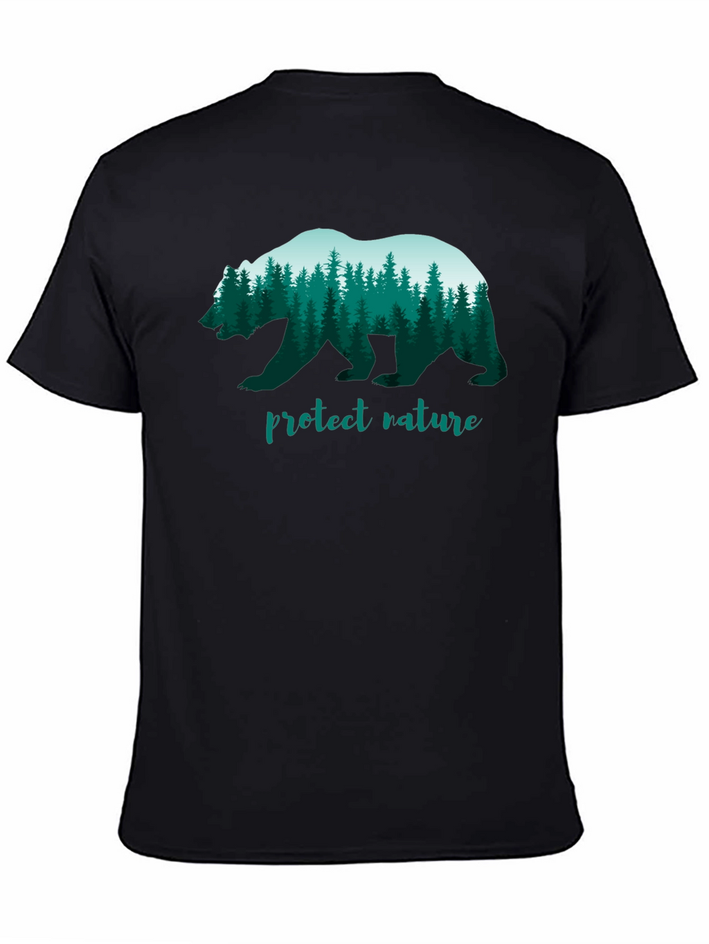 Protect Nature Bear Graphic T-Shirt