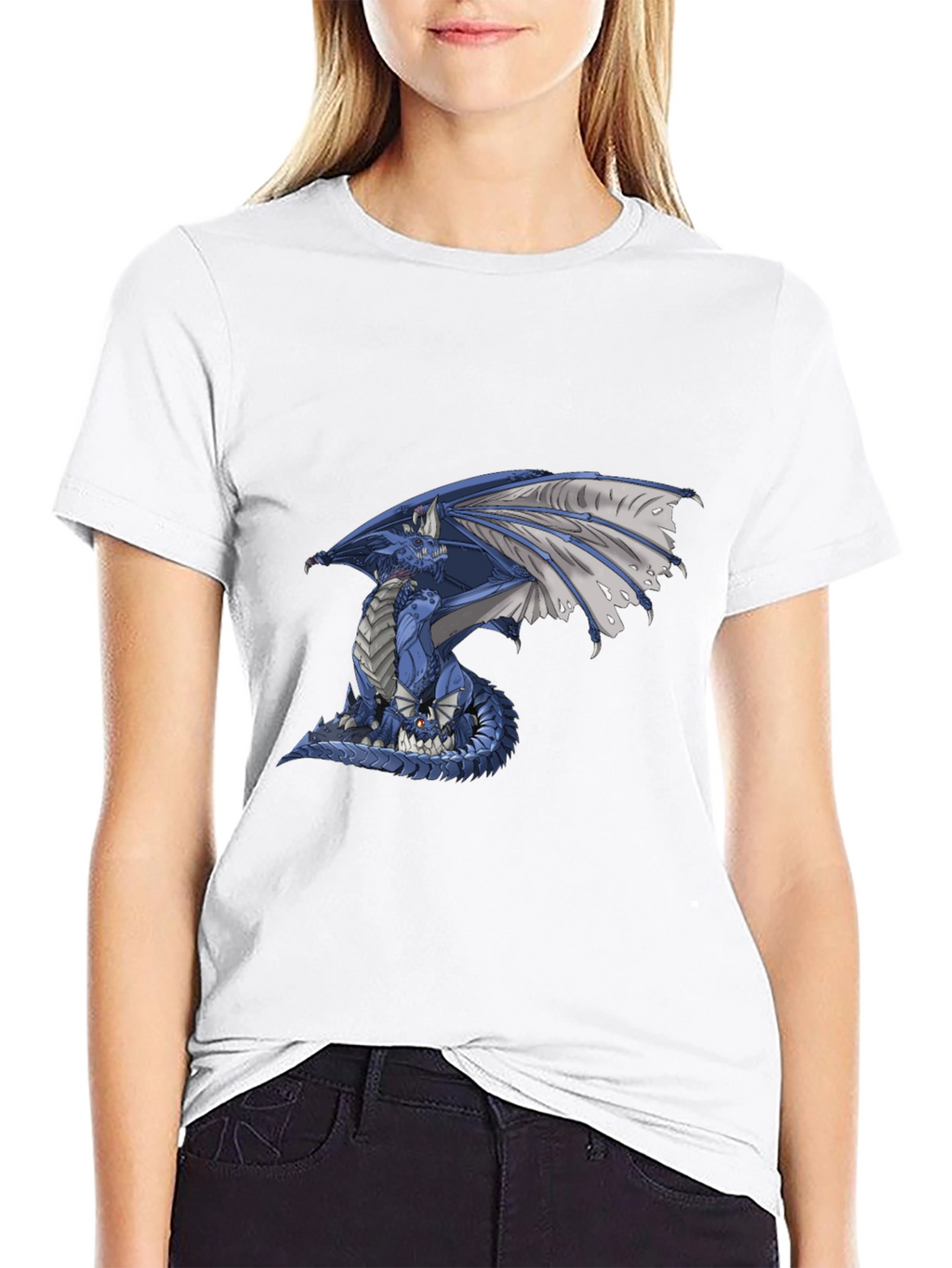 Blue Dragon Graphic T-Shirt