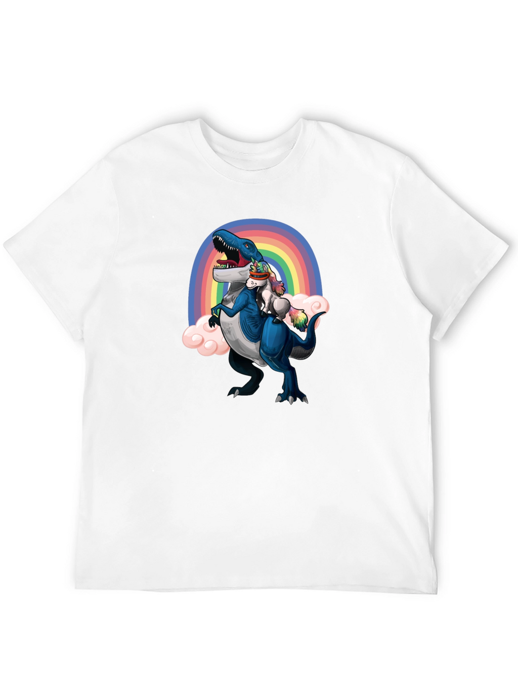 Dino & Unicorn Rainbow T-Shirt