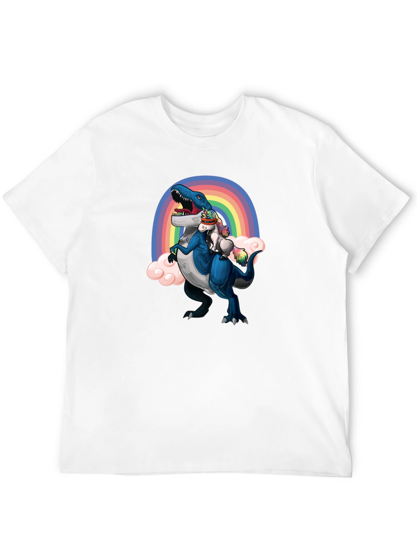 Dino & Unicorn Rainbow T-Shirt