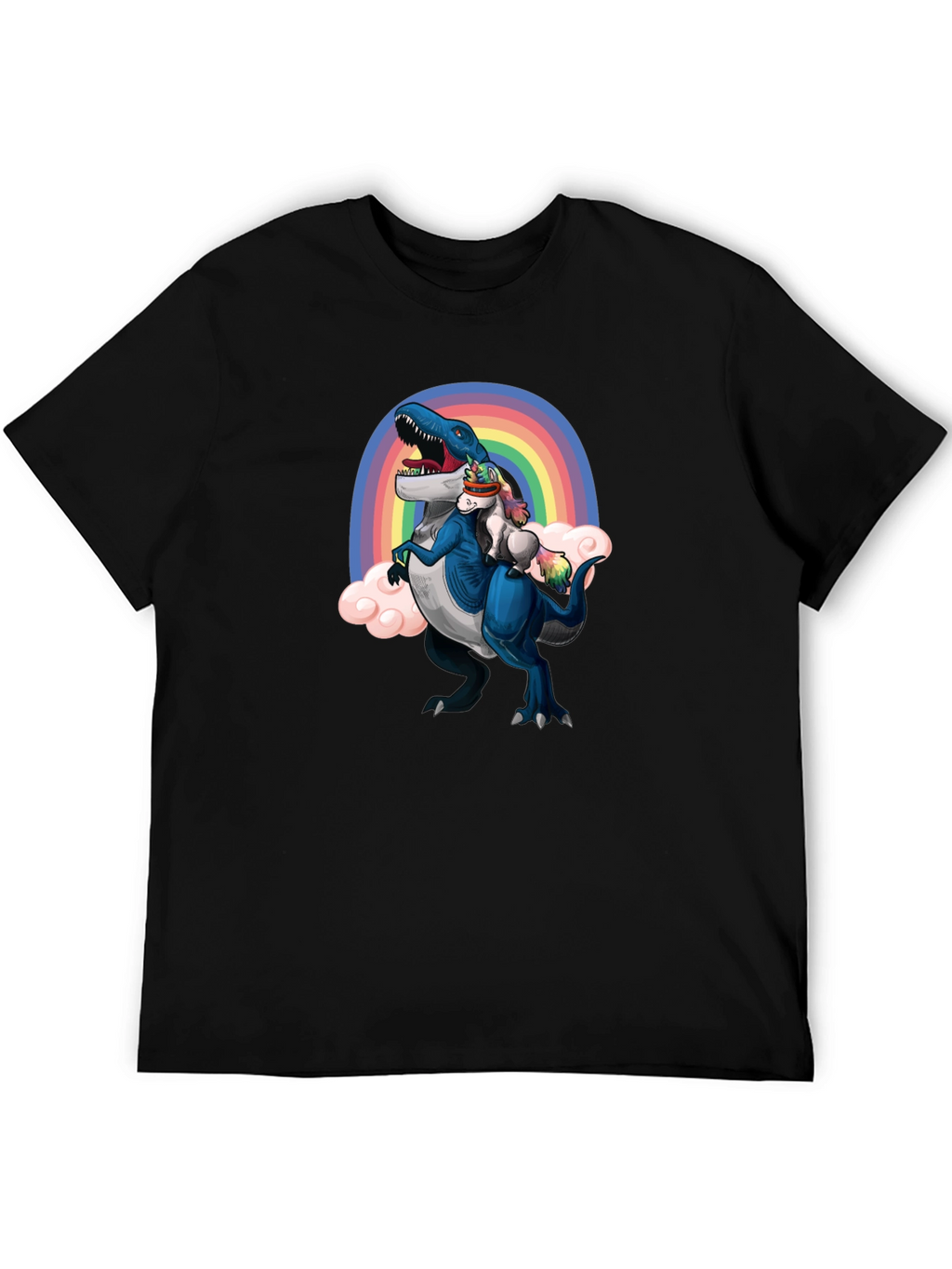 Dino & Unicorn Rainbow T-Shirt