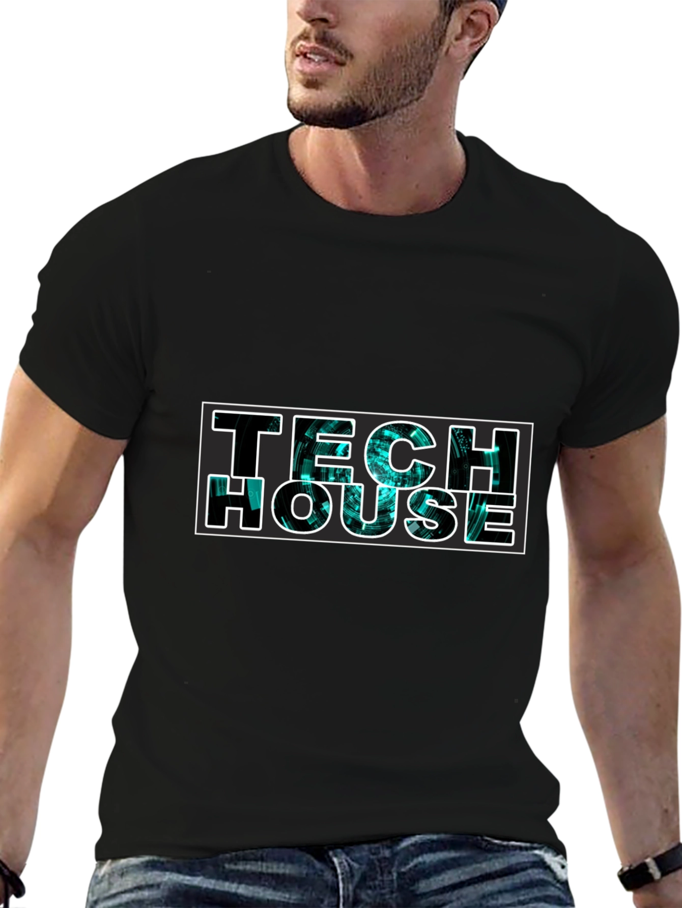Tech House Graphic T-Shirt - Cool Clubbing Tee
