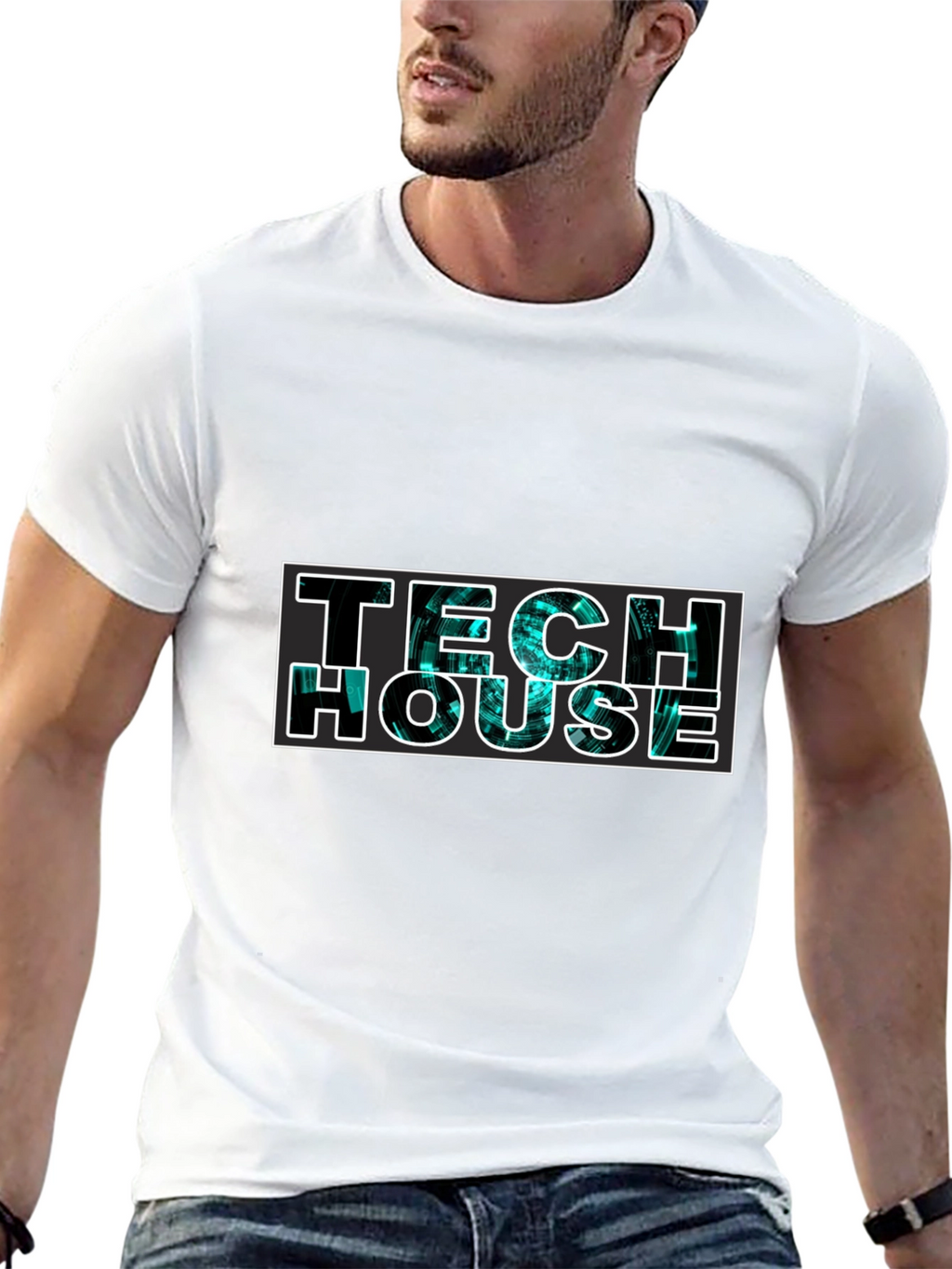 Tech House Graphic T-Shirt - Cool Clubbing Tee