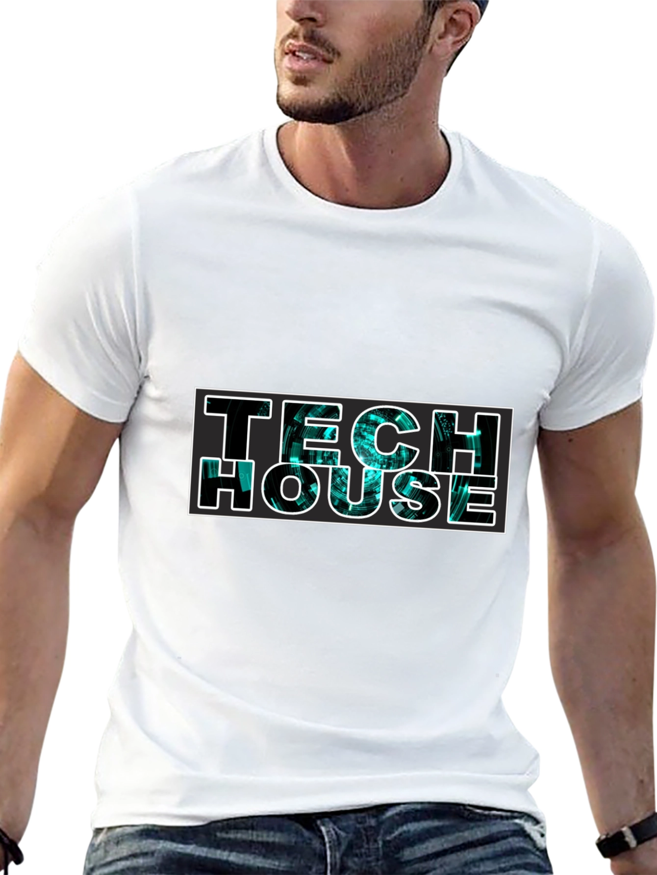 Tech House Graphic T-Shirt - Cool Clubbing Tee